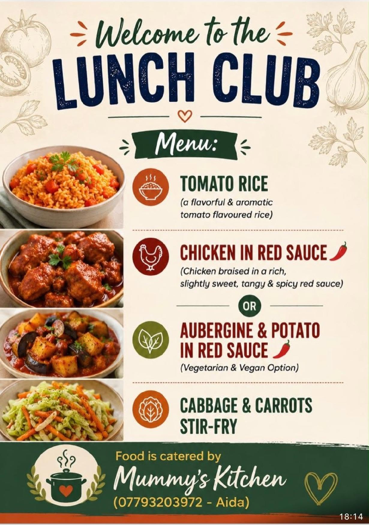 mid week lunch club